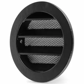 Calimaero 054503000247 Wsgb 3 Inch Black Round Metal Air Vent Grill Cover Flat Louver Wi