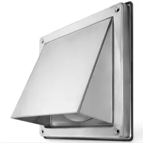 Calimaero 054503044951 Hwg 4 Inch Dryer Vent Cover Outdoor Walls - Cowled External Extractor Fan