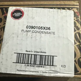0390105x06 Carrier New Condensate Pump Hvac Replacement Ships Free