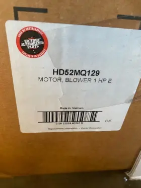 Hd52mq129 Carrier Motor Blower 1 Hp Ecm New