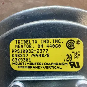 Pps10032-2377 Carrier Bryant Tridelta Pressure Switch Lennox 63k9301 .20 W.c #2