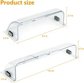 Cenipar 445025776791 Air Vent Deflectors Adjustable Magnetic Heat And Deflector Ac Adjustabl #2