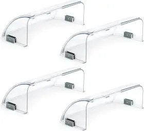 Deflector-4 Cenipar Air Vent Deflectors Adjustable Magnetic Heat And Deflector Ac Clear