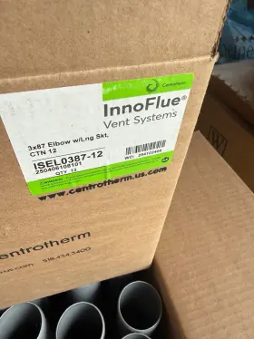 Isel0387-12 Centrotherm Innoflue 3 Inch Vent Elbows