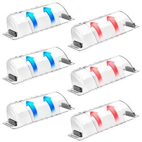 Ch24n7p6 Ch24globall 6-pack Air Vent Deflector 8.5 To15.5 Inches Aerospace-grade Plastic