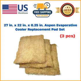 206311548 Champion Cooler 27 Inch X 22 0.25 Aspen Evaporative Replacement Pad Set 3 Pcs