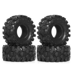 Cmrcwt0083 Chanjorlin 1.0 Rc Crawler Tires 1/24 1/18 All Terrain Super Soft Sticky Rubber Mud Sling