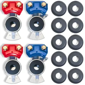 Rlx-hc8023-38 Cheemuii Glad Hands Set 10 Pcs Hand Seals Universal Gladhand Aluminum Emergency A