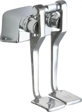 625-lpabcp Chicago Faucets 625lpabcp 1/2 Inch Chrome Pedal Box Hot Cold Water