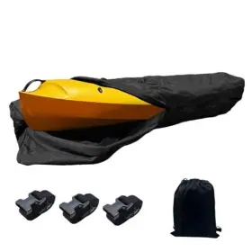 Fyc0756 Chinflly Kayak Cover Black Canoe Full Wrap Thickened Waterproof For