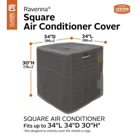 Classic Accessories 705353467691 Ravenna Square Air Conditioner Cover Ac Exterior Outdoor Unit #2