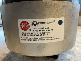 S14s0016n01 Climatemaster 14s0016n01 Ccw Rotation Motor 120/240 Vac 1ph 1hp 1250 Rpm #3