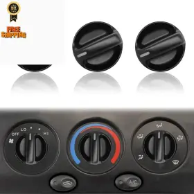 Cme-559050c010 Cmerto 3pcs Ac Heater Blower Fan Control Knob Compatible With 2000 2001 2002 2003