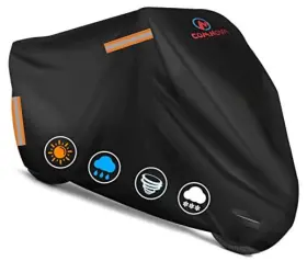 Mcc-96-blk Comnova Motorcycle Cover All Season Universal Waterproof Weather Sun Outdoor