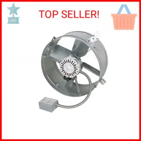 Cx1500ups Cool Attic Cx1500 Gable Mount Power Ventilator With 2.6-amp 60-hz Motor And 14-inch B