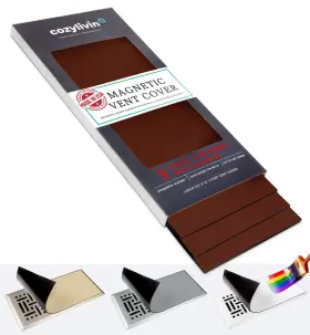 Cozy Livin 766871529636 Brown Magnetic Vent Covers Superstrong Magnet 5.5 X 12 3 Pack Fits Standard