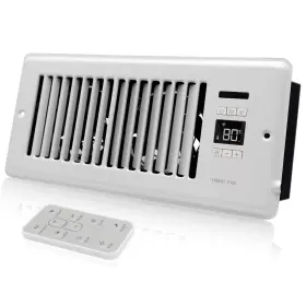 Yead-cyd0-8u72 Cozzivita Smart Register Booster Fan Quiet 4 Inch X 12 Ac Vent Wifi App And Dual Thermostat