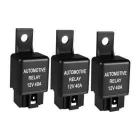 Fls821relay-3 Curaceq 3pcs Fls821 Relay Fits For Automobile Air Conditioner And Fog Lamp 4 Pin 12v