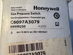 C6097a3079 Curtis Wc-1809 U22474 Hts Pressure Switch Auto Reset 14 Npt 1260 Wc Breaks N G2u