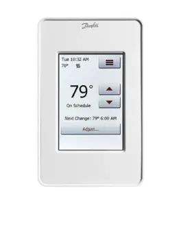 088l5132 Danfoss 088l5136 Lx Electric Floor Heating Thermostat With Touch Screen