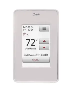 088l5140 Danfoss Lx Electric Floor Heating Thermostat With Touch Screen