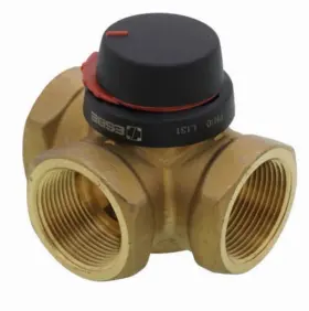 193b-1505 Danfoss 1 1/4 3 Way Dzr Brass 18.7cv