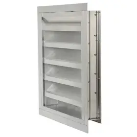 20ua86 Dayton Louver Damper Adjustable 24h X 18w
