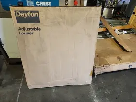 3c975 Dayton Louver Intake 36-48 In Galvanized Steel