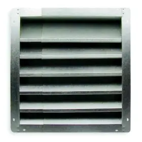 3c975a Dayton Louver Intake 36 Inch H X Adj 36-48 Width Galvanized