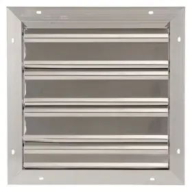 3hhn6 Dayton 16 In 19 Inch H-w 5 1/4 L Aluminum Backdraft Damper 16-1/2 X