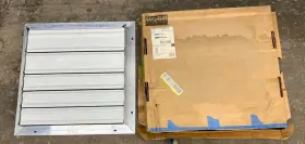 4c558b Dayton 4c558 Wall Shutter 18 Inch Aluminum Frame Dia 21-1/4 X