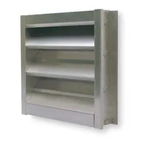 4fzg3 Dayton Louver Wall Opening 18x18in Galvannealed