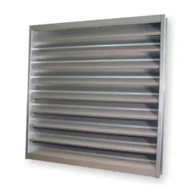 4fzh1 Dayton Louver Wall Opening 48x36in Galvannealed