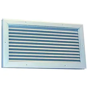 5nkn3 Dayton Door Louver 26-1/4 H 26-1/8 W Aluminum