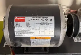 6k570k Dayton Split-phase Belt Drive Motor 1/3 Hp 48 Frame 115v Ac Voltage