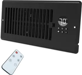 Ddpow 445008866877 4 Inch X10 Vent Register Booster Fan Strong Steel Panel Ultra-quiet 10-speed Bui