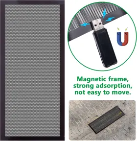 Mesh-4x10 Decohs 711181851267 8 Pack Floor Register Screen Vent Inch Plastic Rectangle Air #3