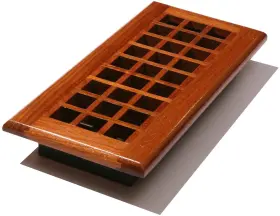 Wec212-n Decor Grates 771308001654 Floor Register 2-inch By 12-inch Natural Cherry
