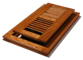 Wlf212-m Decor Grates 771308003085 Floor Register 2x12 Medium Oak