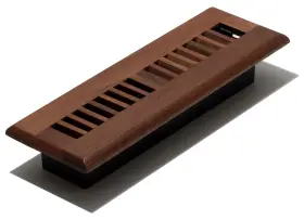 Wlc210-n Decor Grates 771308003115 2-inch By 10-inch Wood Floor Register Natural Brazilian Cherry