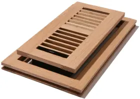 Wlf212-u Decor Grates 771308003313 Floor Register Single Unfished Oak