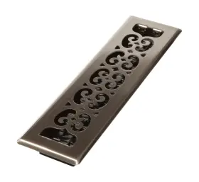 Sph212-nkl Decor Grates 771308004716 Floor Register 2x12 Brushed Nickel Finish