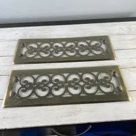 15.5x Decor Grates 771308004785 Floor Register 5.5in Polished Brass Finish #3