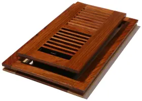 Wlfc412-n Decor Grates 771308004969 Floor Register 4x12 Natural Cherry