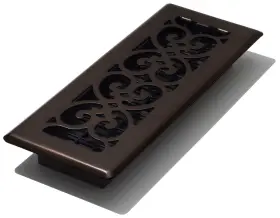 Sph310-rb Decor Grates 771308006413 Scroll 3x10 Floor Register Rubbed Bronze Finish