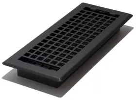 Lth412-blk Decor Grates 771308006604 Lattice Floor Register 4x12 Inches Black