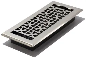 Ech410-nkl Decor Grates 771308006833 Eclipse Plated Floor Register 4-inch By 10-inch Nickel
