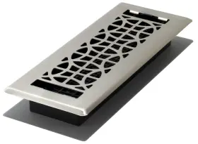 Ech310-nkl Decor Grates 771308006857 Eclipse Floor Register 3x10 Inches Brushed Nickel