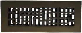 Ab310-rb Decor Grates 771308011516 3-inch By 10-inch Abstract Floor Register Solid Brass With Rubbed B