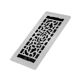 Lfgs410-nkl Decor Grates 771308012674 Low Profile 4x10 Feng Shui Brushed Nickel